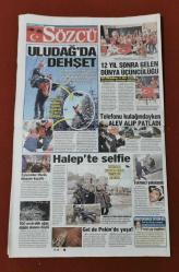 Sözcü Gazetesi 19 Aralık 2016 Manoel Messıas, Eren Derdiyok, Yasin Öztekin, Pelin Akil, Anıl Altan, Adil Öksüz, Fetullah Gülen, Kozanlı Ömer, Nihat Zeybekçi, İlhami Erkin, Binali Yıldırım, Kemal Kılıçdaroğlu, Devlet Bahçeli, Recep Tayyip Erdoğan, Bin Hamed Al Sani