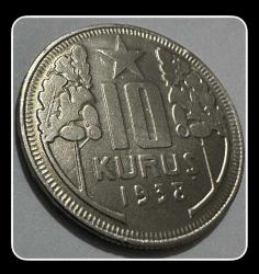 1938 Yılı 10 KURUŞ (TCM1938)