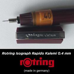 Rotring Isograph Rapido Kalemi 0,4 mm