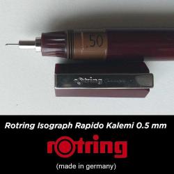 Rotring Isograph Rapido Kalemi 0,5 mm