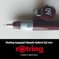 Rotring Isograph Rapido Kalemi 0,6 mm