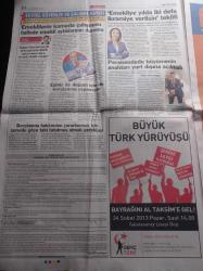 Sözcü Gazetesi - 22 Şubat 2013 -  Beşiktaşlı Filip Holosko Türk  Vatandaşı Olmak İstiyorum - CHP İstanbul Ve Ankara'da Kimleri Aday Gösterecek - Kemal Kılıçdaroğlu Uğur Dündar'a Konuştu - Fettullah Gülen'den Yanıt Bekleyen Sorular - Recep Tayyip Erdoğan 16 Yıl Önce Kandil'in Bombalanmasını Böyle Eleştiriyordu Hepsi Hikaye - Danıştay Başkanı Hüseyin Karakullukçu'nun İsyan Nedeni Anlaşıldı - Teröristler Okul Ve Bayrak Yaktı