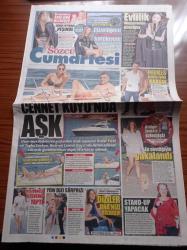 Sözcü Gazetesi - 17 Eylül 2016 - Şebnem Ferah Evlilik Düşünmekle Olmuyor - Gökçe Bahadır İntikam Peşinde - Ivana Sert Güzelliğimi Türk Kahvesine Borçluyum - Saadet Işıl Aksoy - Tuğba Coşkun Önder Fırat Cennet Koyu'nda Aşk - Suzan Kardeş - Oyuncu Selen Seyven