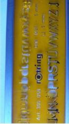 ROTRING 5 mm Yazı Şablonu