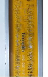 ROTRING 4 mm Yazı Şablonu