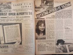 Perde Haftalık Ses Tiyatro ve Sinema Mecmuası Dergisi - 31 Ekim 1966 - Türkan Şoray - Turist Ömer Almanya'da - Sadri Alışık - Lale Belkıs - Hüseyin Baradan - Audrey Hepburn - Hele Coccinelle - Ömer Şerif - Ulvi Doğan - Efgan Efekan - Orhan Günşiray - Nilgün Arslaner - Leyla Özyazıcı - Semra Kızıltan - Zeka Ayşen - Sezer Güvenirgil - Gülistan Sezan - Aylin Öndersev - Zeki Müren - Ajda Pekkan - Nigar Uluerer - Orhan Boran - Ateş Böcekleri - Aysel Akın - Gülsün Kamu - Peri Han - Efgan Efekan - Saadettin Sırrı - Avni Anıl - Butik Ayfer - Mükerrem Sarol - Bob Hope - Jack Lemmon - Fikret Hakan - İsmet Ay - Jerry Lewis - Mine Gökmen - Gripin İlaç Reklamı - Südorono İlaç Reklamı - Pertev Krem Reklamı - Tam Takım Dergi