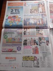 Sözcü Cumartesi Gazetesi - 29 Mayıs 2017 - Demet Şener'den Babasına Fikret Şener'e Yanımda Olmanı Çok İsterdim - Çağla Şikel Fotoğrafı - Rafet El Roman İle Tuğba Altıntop'un Kızları Büyüdü - Türkan Şoray Hayranlığıyla Buluştu - Şarkıcı Gülşen Çok Klip Çöpe Attım - Sertab Erener - Oda Müziğinden Müzikale