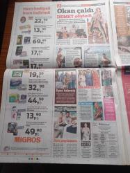 Sözcü Cumartesi Gazetesi - 1 Temmuz 2017 - Fahriye Evcen'i Kahreden Benzerlik - Neslihan Atagül - Timur Acar Biz Erkeklerde Bir Eziklik Var - Büyük Barışma - Ayşegül Yıldız - Dilan Çıtak - İbrâhim Tatlıses - Gonca Vuslateri