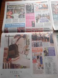 Sözcü Cumartesi Gazetesi - 4  Kasım 2017 - Hazar Ergüçlü Psikoloğum Sayesinde Oyuncu Oldum - Elçin Sangu Sürekli Çılgınlık Yapmak İstiyorum - Perihan Savaş Türk Kadını Siyasete Girmeli - İlker Aksum Emniyete Önem Veririm - Demet Akalın'a Baş Ağrıtan Soru - Berrak Tüzünataç - Cebimdeki Yabancı Filmi Gün Sayıyor - Serra Yılmaz - Ferzan Özpetek - Hande Ataizi Devam Ediyor Program Ceza Yiyor