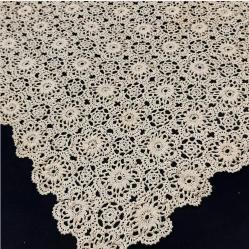 517 MOTİFTEN YAPILMIŞ DANTEL MASA ÖRTÜSÜ TAKIMI