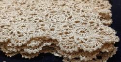 517 MOTİFTEN YAPILMIŞ DANTEL MASA ÖRTÜSÜ TAKIMI