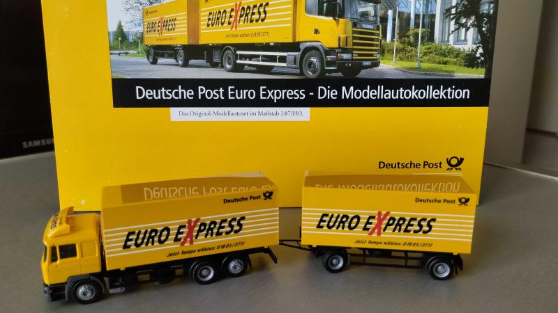 HERPA - 1995 YILI DEUTSCH POST EURO EXPRESS MAN F2000 Evo