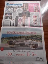 Sözcü Cumartesi Gazetesi - 28 Temmuz 2018 - Ünlülerden Sağlıksız Çay Reklamı - Gonca Vuslateri - Seda Akgül - Seren Serengil - Seda Sayan - Deniz Akkaya -  Pirelli Takviminden İlk Görüntüler - Haluk Levent'ten Yardımsever Konser - Berk Oktay - Merve Şarapçıoğlu - Selena Gomez'in Evine Talip Çıkmadı - Bensu Soral Balayına Çıkmayacak