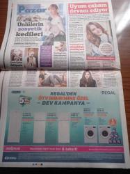 Sözcü Pazar Gazetesi - 26 Mart 2017 - Ünlülerin Sosyetik Kedileri - Murat Dalkılıç O Dansçıyı Kovdu - Mercedes Benz Fashion Week Defilesi - Meltem Cumbul Hem Yönetmenlik Hem Yemek Yaptı - Murat Boz - Özcan Deniz - Aslı Enver- Gelin Kaynana İrem Derici Didem Şahin - Selami Şahin - Hande Subaşı Fotoğrafı - Rahat Ol Hadise - Ali Sunal