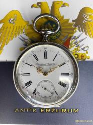 IWC 1907 Tarihli Tırnak Basmalı Gümüş Cep Saati
