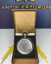 IWC 1907 Tarihli Tırnak Basmalı Gümüş Cep Saati