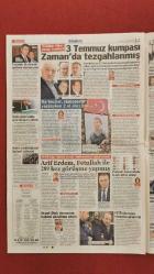 Sözcü Gazetesi 3 Aralık 2016 Aziz Yıldırım,Yılmaz Vural,Volkan Demirel,Volkan Şen,Moussa Sow,Cenk Tosun,Vincent Aboubakar,Dick Advocaat,Şenol Güneş,Robin Van Persie,Serdar Aziz,Ersun Yanal,Mesut Özil, Donald Trump,Angela Merkel,Hrant Dink,Ömer Halisdemir,Fetullah Gülen,Reza Zarrab,Arif Erdem,Müjdat Gezen,Yılmaz Özdil