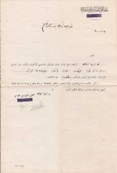 OSMANLI İTİBAR-I MİLLİ BANKASI ANTETLİ YAZIŞMA