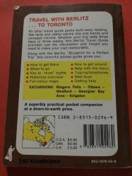 BERLİTZ Travel Guide - CANADA , TORONTO - World's Leading Series of Pocket Travel Guides - İngilizce Kitap