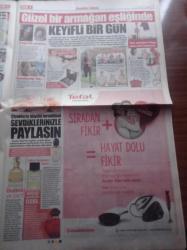 Sözcü Şık Gazetesi - 12 Mayıs 2017 - Aslışah Alkoçlar Estetik Yaptırdım - Bergüzar Korel- Aslı Enver 33. Yaşını Sette Kutladı - Perran Kutman'a Onur Ödülü -Demet Şener Fotoğrafı - En Sevilen Anneler - Cem Özer - Atatürk Düşmanlarına Tarkan'dan Yanıt - Kıvanç Tatlıtuğ Emniyet Kemerin Nerede
