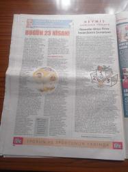 Cumhuriyet Spor Gazetesi - 29 Nisan 2008 -  Türk Voleybolunun En Önemli İsimlerinden Biriydi Değer Eraybar - Indy Car'a Kadın Eli Değdi - Gazanfer Bilge Önce İnsan Sonra Şampiyon- Üç Bilinmeyenli Lig Denklemi - Düdüğü Bırak Bayrağa Bak - Telekom'un 1 Numarası Taismary Aguero - Le Tour'kiye Olur Muyuz