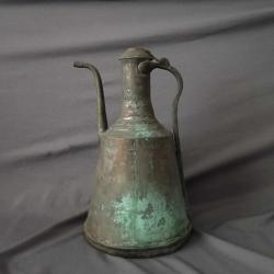 Osmanlı Dönemi El Dövme Bakırdan İmal Edilmiş İbrik.