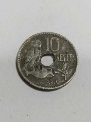 P37---MADENİ PARA 1912 YUNANİSTAN 10 LEPTA