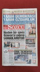 Sözcü Gazete 29 Temmuz 2017 Yarım Demokrasi Yarım Özgürlük,Ahmet Şık,Kadri Gürsel,Akın Atalay,Murat Sabuncu,Mehmet Yılmaz,Fethullah Gülen,Gürsel Tekin,Navaz Şerif,Yıldırım Demirören,Fatih Terim,Dursun Özbek,Mathieu Valbuena,Kylian Mbappe,Gülnara Kerimova,Bülent Arınç,İbrahim Şahin,Kadir Topbaş