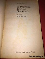 A Practical English Grammar - A.J. Thompson & A.V. Martinet - Oxford University Press - İngilizce Kitap