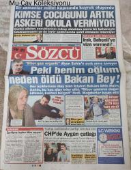 Sözcü Gazetesi, 16 Ağustos 2012, Necati Özgen, Hüseyin Aygün, Billur Kalkavan, Bade İşçil, Mirkelam, Aysel Sabancı, Özge Özberk, Kadir Doğulu, Cenk Eren, Burcu Güneş, Mustafa Ayata, Müşfik Kenter, Onur Çilingir, Zorba Saltürk, Arda Turan, Atletico Madrid, Necati Ateş, Ünal Aysal, Sadri Şener, Juan Figer, Oğuzhan Özyakup, Enver Türkileri