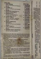 Ziggy Marley And The Melody Makers Jahmekya Kaseti, raw riffim, kozmik, rainbow country, drastic, good time, what canwquers