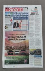 Sözcü Gazetesi 16 Mart 2016 İbrahim Hacıosmanoğlu,Şenol Güneş,Mario Gomez,Olcay Şahan,Umut Bulut,Fatih Terim,Robin Van Persie,Vitor Pereira,Dursun Özbek,Engin Asyalı,Mehmet Şimşek,İlham Aliyev,Recep Tayyip Erdoğan,Oğuzhan Özyakup,Selçuk İnan,Hamit Altıntop