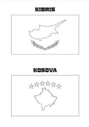 Dünya Bayrakları Boyama Kitap Seti (2 Kitap)