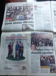 Milliyet Gazetesi - 4 Şubat 2002 - Üç Türk Küreselleşti - DSP Milletvekili Tayyibe Gülek - İşkadını Tulu Gümüştekin - Yönetici Elif Bilgi - Uzanlar Dünyanın Dilinde - Aykut Barka -  Adım Adım Davos- İran'ın Nükleer Tehdidi - İsmail Cem