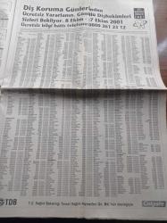 Milliyet Gazetesi PAZAR EKONOMİ EKİ - 7 Ekim 2001 - Başbakan Bülent Ecevit  Devleti Değil Özel Sektörü Küçülttük - Köşk'e Telgraf Yağmuru - Başbakan'a TIR'a Katılın Önerisi - Zahir Şah Banknotu - ABD'den Yeni Casus  Uydu - ABD Dışişleri Bakanı Powell Altıpatları  Çekmedik - 10 Bin Asker Kabil'e Dayandı - Kırmızı Bültendeki Ladin -