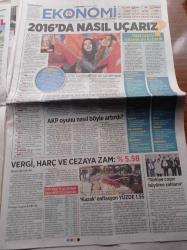 Milliyet Gazetesi - 4 Kasım 2015 - Hamsinin Kilosu 1 Lira - Galatasaray Şampiyon Ligi'nde Gruptan Çıkma Şansını Mucizelere Bıraktı - Kabineden İlk İsimler Abiler Dönüyor - Binali Yıldırım - Cemil Çiçek - Taner Yıldız - Yalçın Akdoğan Başkanlıktan Vazgeçmeyiz - Valilere De Gözaltı - 17 25 Aralık - Hrant Dink - KCK - Recep Tayyip Erdoğan - Ahmet Davutoğlu - Yeni Hükümet