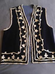 vintage siyah cepken