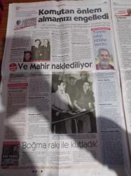 Cumhuriyet Gazetesi - 18 Mayıs 2015 - Beşiktaş'lı Tolgay Muhammed Ali Gibi Savaşçıyım -  Büyük Firar Yazı Dizisi - Mahir Çayan -- Gezi'nin Sembol Parkında Kafe Tepkisi - Türkiye'nin Başında Dinazor Var - Kemal Kılıçdaroğlu Dine Kitaba Saygısı Olan Bunu Yapmaz -  Tuzla Ermeni Yetimhanesi Yıkılmasın - Recep Tayyip Erdoğan - Efgan Ala - Hayata Dönüş Operasyonu - Sadettin Tantan -  Can Yücel - Beşar Esad -