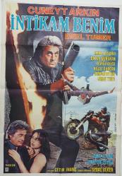 ESKİ DÖNEM İNTİKAM BENİM-CÜNEYT ARKIN-EMEL TÜMER-ARZU AYTUN-HÜSEYİN PEYDA ORİJİNAL SİNEMA AFİŞİ ÇOK NADİRDİR