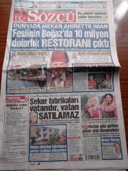 Sözcü Gazetesi - 23 Şubat 2018 - Fenerbahçe Doğuş Milano'yu Yıktı -  Google'ın Mucidi Abdülhamid - Dünyada Mekan Ahirette İman - Fesli Kadir Mısıroğlu'nun Boğazda 10 Milyon Dolarlık Restoranı Çıktı - Vatan Partisi Lideri Doğu Perinçek İktidara Yüklendi - Şeker Fabrikaları Vatandır Satılamaz - Necmettin Erbakan'ın Şeker Fabrikaları - Bravo Recep Gürkan Başkan - Jandarma Özel Harekat Ve Polis Özel Harekat Afrin'e