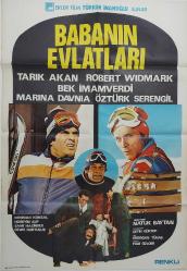 ESKİ DÖNEM BABANIN EVLATLARI-TARIK AKAN-ROBERT WIDMARK-ÖZTÜRK SERENGİL ORİJİNAL SİNEMA AFİŞİ ÇOK NADİRDİR