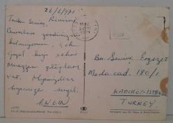 ŞEHİR KARTPOSTALI-İTALYA/RIMINI ŞEHİR GÖRÜNTÜLERİ DENİZ VE KUMSAL,ARKASI YAZILMIŞ, RENKLİ, 12 X 16 CM EBADINDA - 1950'LER, 1960'LAR, 1970'LER, 1980'LER