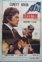 ESKİ DÖNEM HAYATIM-CÜNEYT ARKIN-MÜŞERREF TEZCAN-BİLAL İNCİ-SÜLEYMAN TURAN ORİJİNAL SİNEMA AFİŞİ ÇOK NADİRDİR