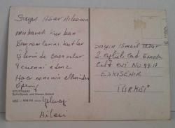 ŞEHİR KARTPOSTALI-ALMANYA/STUTTGART ÇEŞME VE ŞEHİR İÇİ,ARKASI YAZILMIŞ, RENKLİ, 12 X 16 CM EBADINDA - 1950'LER, 1960'LAR, 1970'LER, 1980'LER