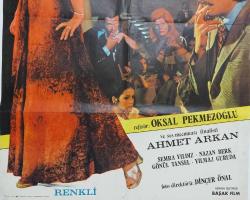 ESKİ DÖNEM SEVDA YOLU-NEŞE KARABÖCEK-ERKAN YOLAÇ-ORÇUN SONAT ORİJİNAL SİNEMA AFİŞİ ÇOK NADİRDİR