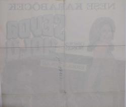 ESKİ DÖNEM SEVDA YOLU-NEŞE KARABÖCEK-ERKAN YOLAÇ-ORÇUN SONAT ORİJİNAL SİNEMA AFİŞİ ÇOK NADİRDİR