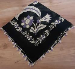 3 ADET İĞNE OYALI TÜLBENT YAZMA