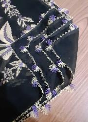 3 ADET İĞNE OYALI TÜLBENT YAZMA