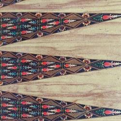 Ahşap Minyatür Tavla 1980 vintage