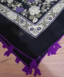 3 ADET İĞNE OYALI TÜLBENT YAZMA